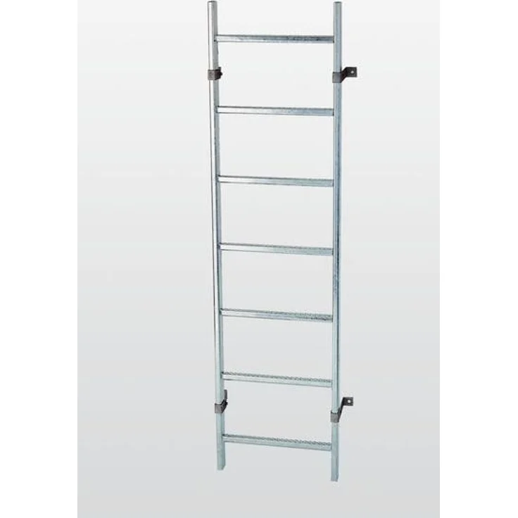 Schachtleiter aus Stahl, feuerverzinkt, 5 Sprossen - 60005