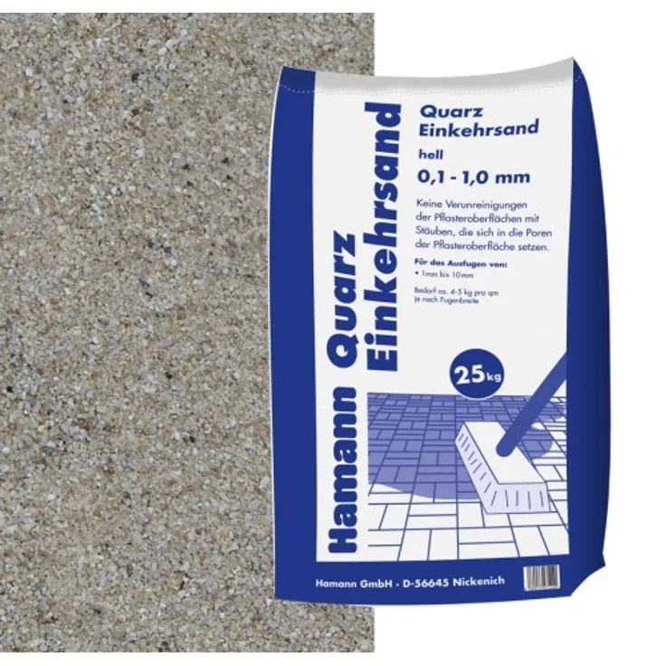 Quarz Einkehrsand 25 kg Sack