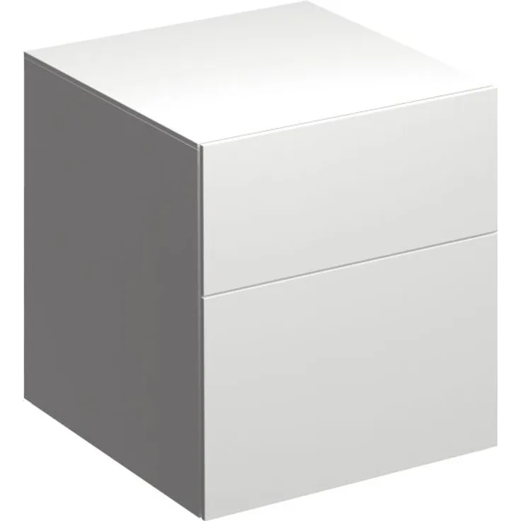 Geberit GE Xeno2 Seitenschrank mit 2 Schubladen 45x51x46, 2cm, weiß