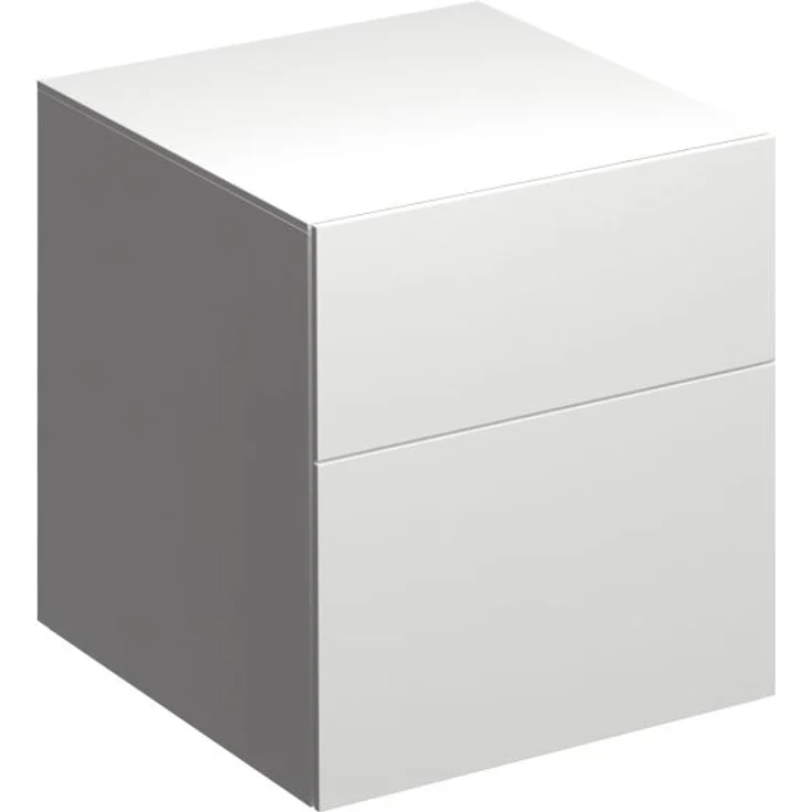 Geberit GE Xeno2 Seitenschrank mit 2 Schubladen 45x51x46, 2cm, weiß