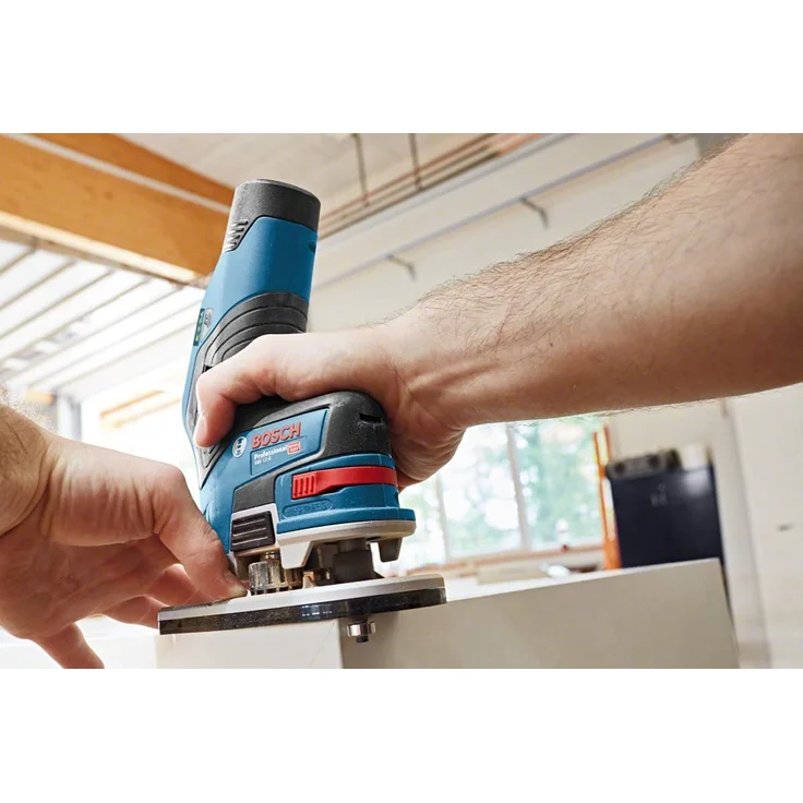 Bosch Professional 06016B0001 Kantenfräse GKF 12V-8 (ohne Akku, 12 V, Spannzangen-Ø: 6 mm - 8 mm, in L-BOXX) – Bild 4
