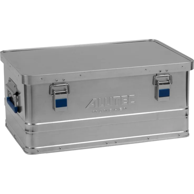 Alutec Transportkiste BASIC 40 - Aluminium Box 40 Liter mit Deckel verschließbar