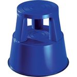 Wedo 212203 Rollhocker Step aus Kunststoff, Höhe 43 cm, Tragkraft 150 kg, blau