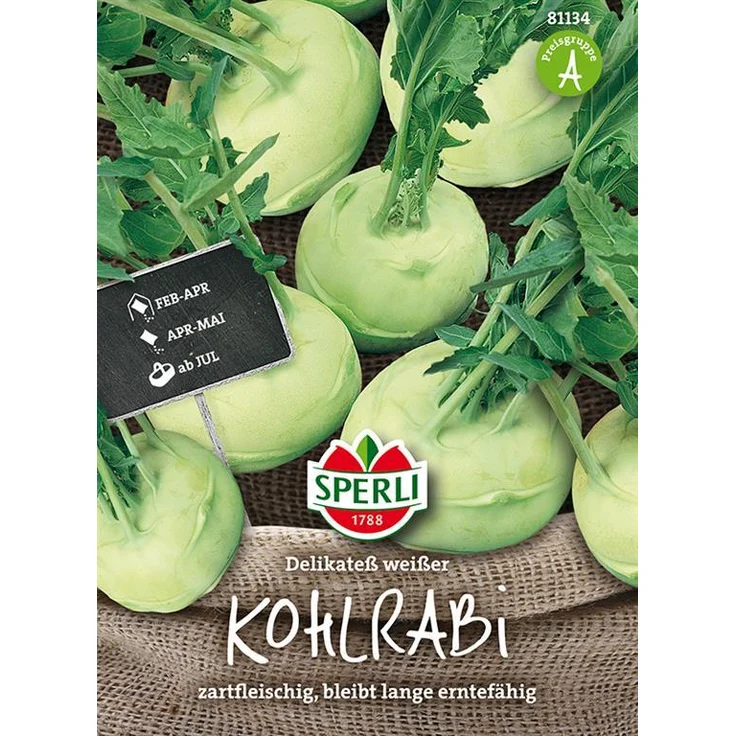 Sperli Kohlrabi Delikatess weißer – Bild 1