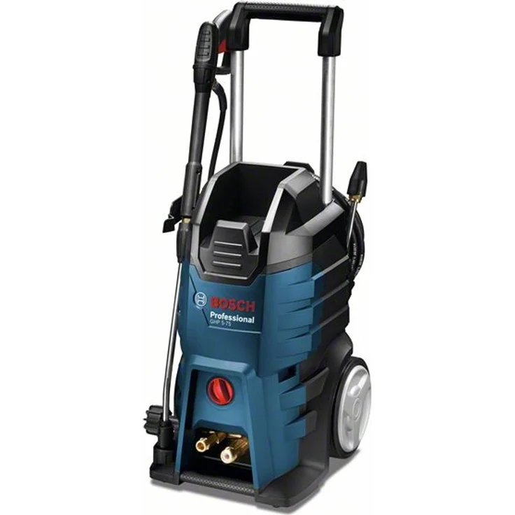 Bosch Professional GHP 5-75 Hochdruckreiniger, Schwarz-Blau max. Druck 185 bar 2600 W 50°C Schlauch 10 m ohne integrierte Schlauchtrommel – Bild 1