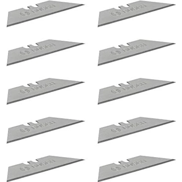 Bosch Professional 10 Ersatzklingen für Klappmesser (inkl. Trapezklingen, Einhandspender, Safety Transportbox) – Bild 1