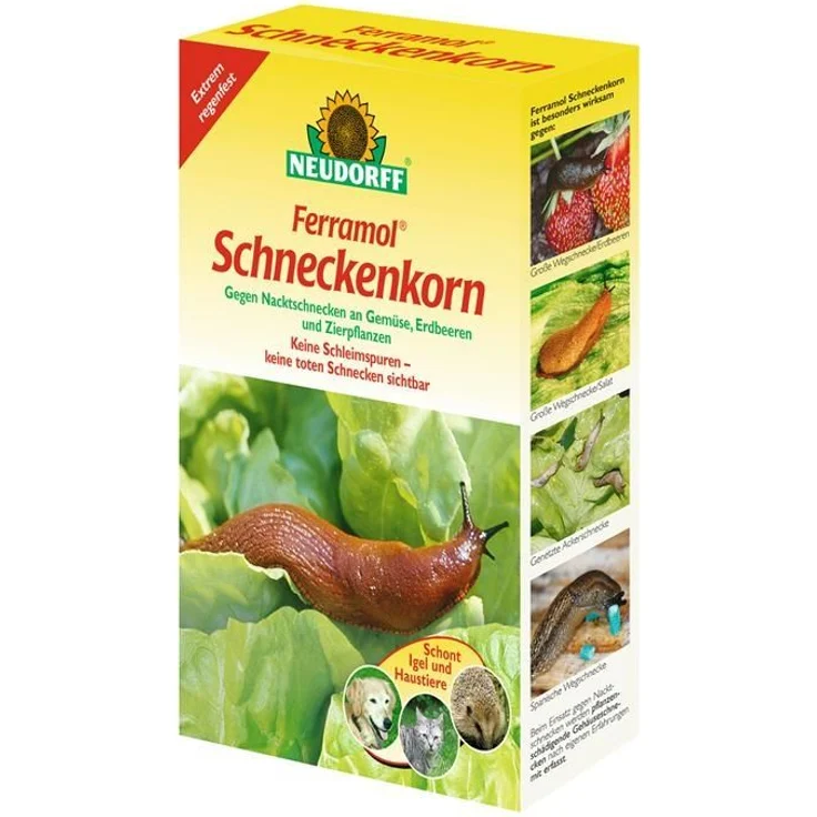 Neudorff Ferramol Schneckenkorn 2 kg gegen Nacktschnecken Eisenverbindung als Wirkstoff – Bild 1