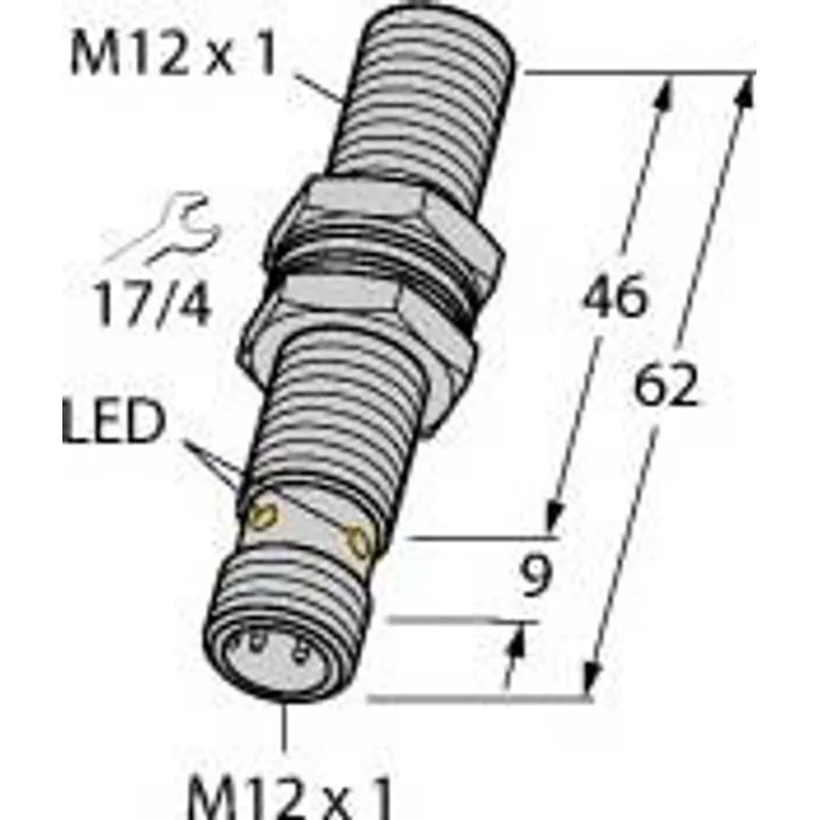 TURCK Sensor induktiv BI4-M12E-VN6X-H1141
