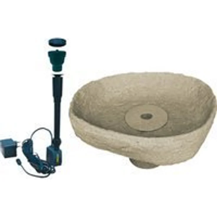 GreenLife Springbrunnenset für Dekor-Regenspeicher Hinkelstein, sand, 47 x 47 x 37 cm, G0001748