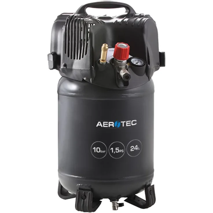 Aerotec Kompak Druckluft Kompressor Ölfrei 200-24 ECO | 24Liter