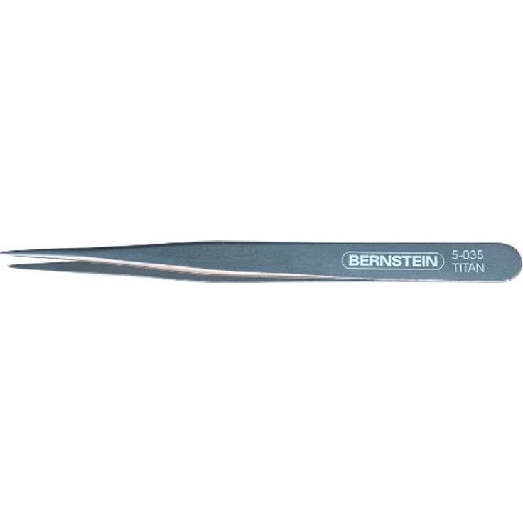 Bernstein Werkzeug GmbH 5-035 Titan-Pinzette, 120 mm, super-spitz
