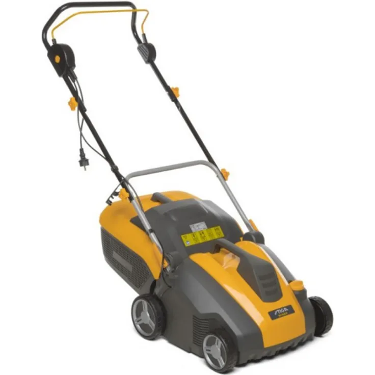 Stiga Elektro-Vertikutierer SV 415 E121 cm Stahl gelb-dunkelgrau