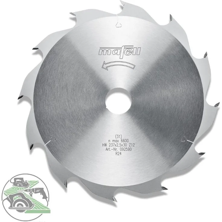 Sägeblatt HM 237 x 1,8 - 2,5 x 30 Z 12 WZ K 85 092590 - Mafell