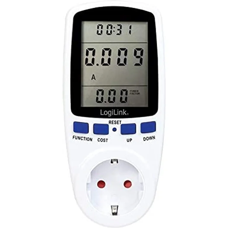 LogiLight EM0003 Energiekosten-Messgerät, 7 Funktionen 2 Stromtarife einstellbar – Bild 1