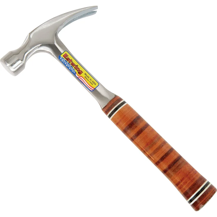 Estwing - E16S Straight Claw Hammer - Ledergriff 16 Unzen - ESTE16S