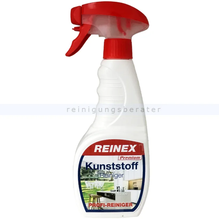 Reinex Kunststoffreiniger PREMIUM Kunststoff Reiniger 500 ml premium Reiniger und Flasche mit Sprühpistole