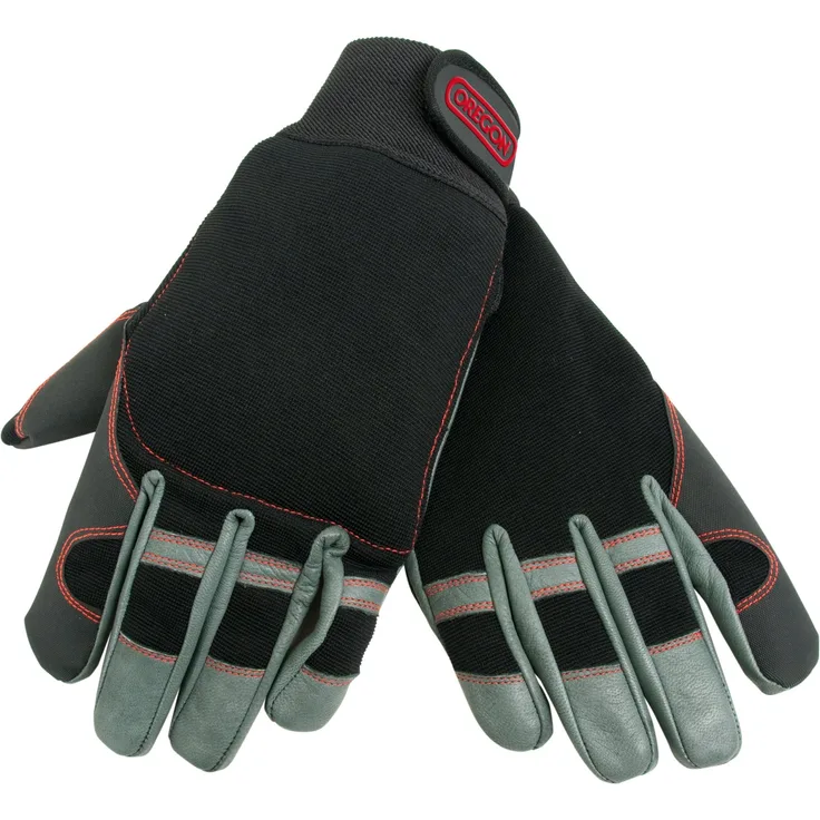 Oregon 295395Â Schutzhandschuhe für Kettensägenarbeiten, vierfacher Stretchstoff, Größe XL