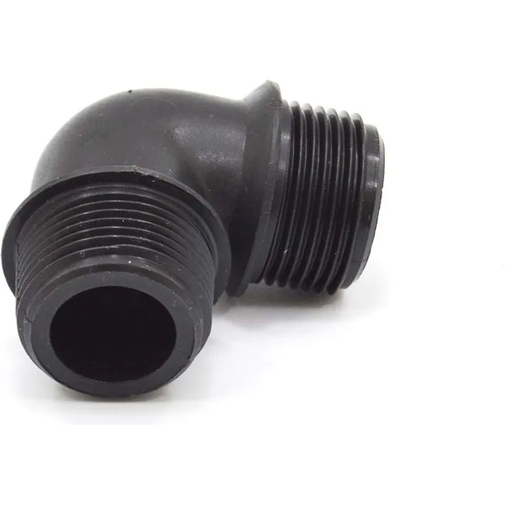 S&M 723025 Winkelstück, männlich, 3/4 Zoll, Schwarz Bewässerungszubehör