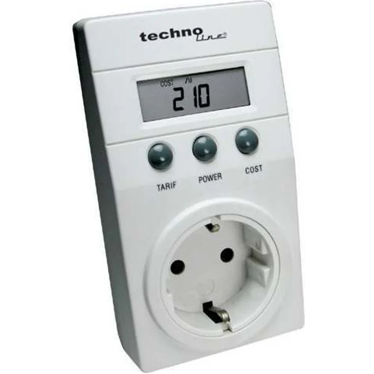 Technoline Cost Control Energiekostenmessgerät weiß – Bild 1
