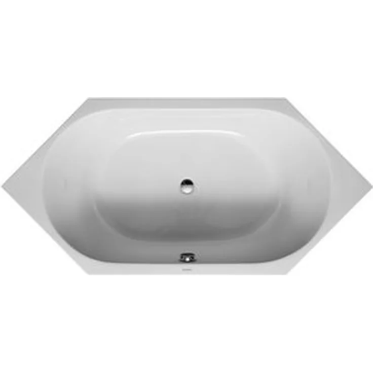Duravit D-Code – Sechskant d-code Einbau Badewanne 1900 mm 140L weiß