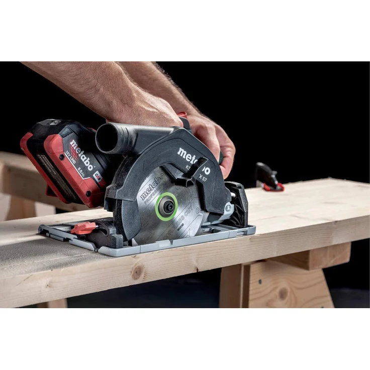 Metabo Akku Handkreissäge KS 18 LTX 57 (mit Metabox, 0-50° schwenkbar, Sägeblatt 18 Z, ohne Akku - Ladegerät) 601857840 – Bild 3