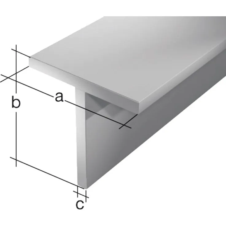 GAH Alberts T-PROFIL 474126 Alu Silberf. 2m-20x1,5