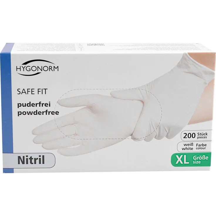 Nitril-Einweghandschuhe 200 Stück S - XL weiß Schutzhandschuhe Einmalhandschuhe XL - Preisvergleich