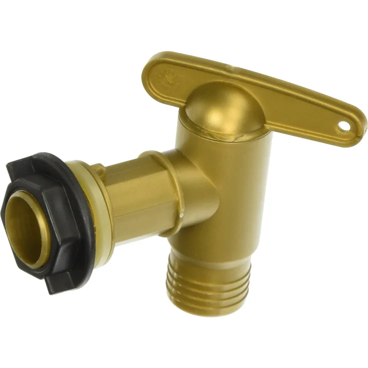 Garantia Aqua-Quick Kunststoffhahn (Auslaufhahn, Wasserhahn), 19 mm, (3-4) - für alle oberirdische Tanks - 504040