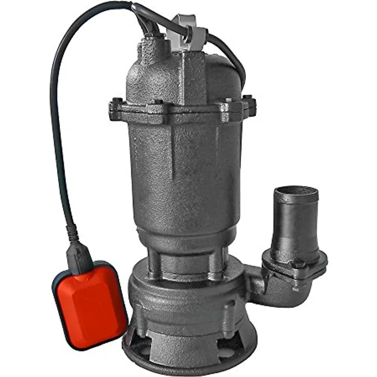 Flo 79880 Tauchmotorpumpe Schmutzwasserpumpe 450 Watt Betriebsspannung 230 V Entwässerung max. Förderhöhe 9 m max. Tauchtiefe 5 m max. Partikelgröße 25 mm max. Wassertemperatur 35 °C 14,4 kg
