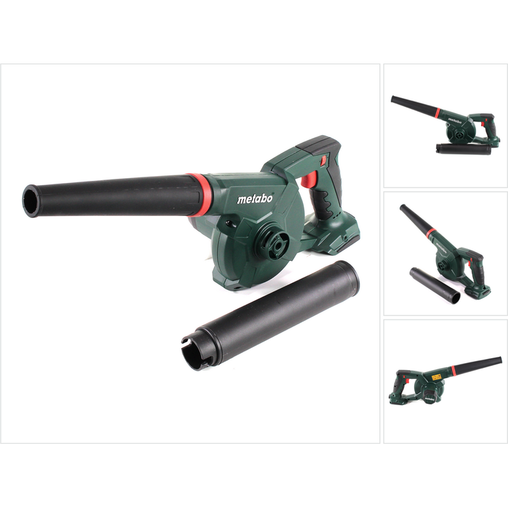 Metabo 602242850 Akku-Gebläse 18 V AG 18 156 m³-h Geschwindigkeitsregelung Schwarz, Grün, Rot Laubbläser – Bild 2