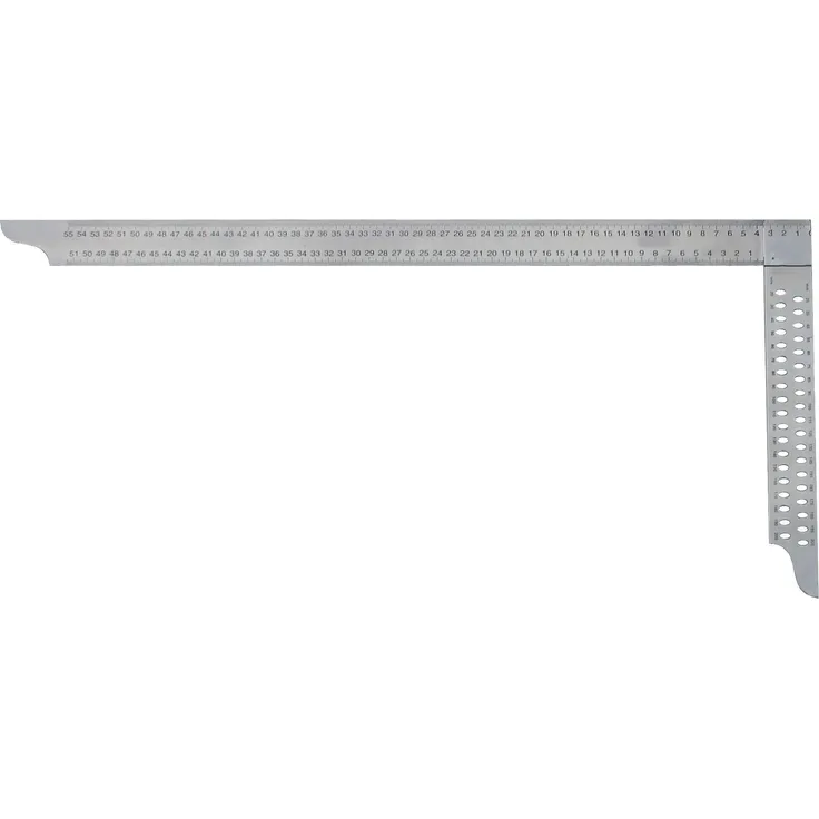 hedue Z102 Zimmermannswinkel ZP 1000 mm mit mm-Skala Typ A und Anreißlöcher