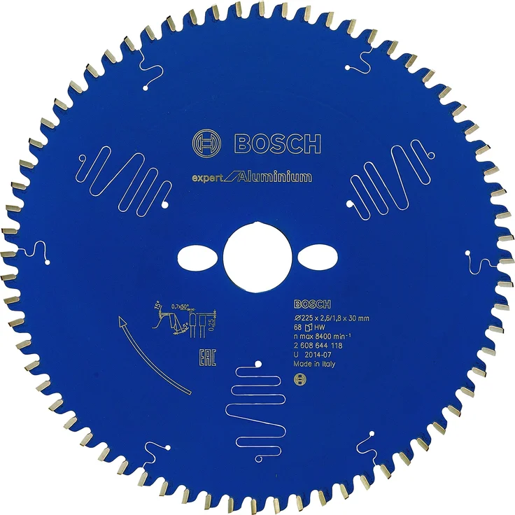 Bosch Professional 2608644118 Vorritzblatt''Top Precision'' EXALT 225x30mm 68, 225 x 30 x 2,6 mm – Bild 1