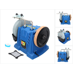 Scheppach Nass-Schleifsystem Tiger 7000s (Nass-Schleifmaschine mit 200W Induktions-Motor, Edelkorund Schleifstein 250 x 50 mm 220 Körnung | inkl. Universalvorrichtung | Abziehpaste & Winkellehre