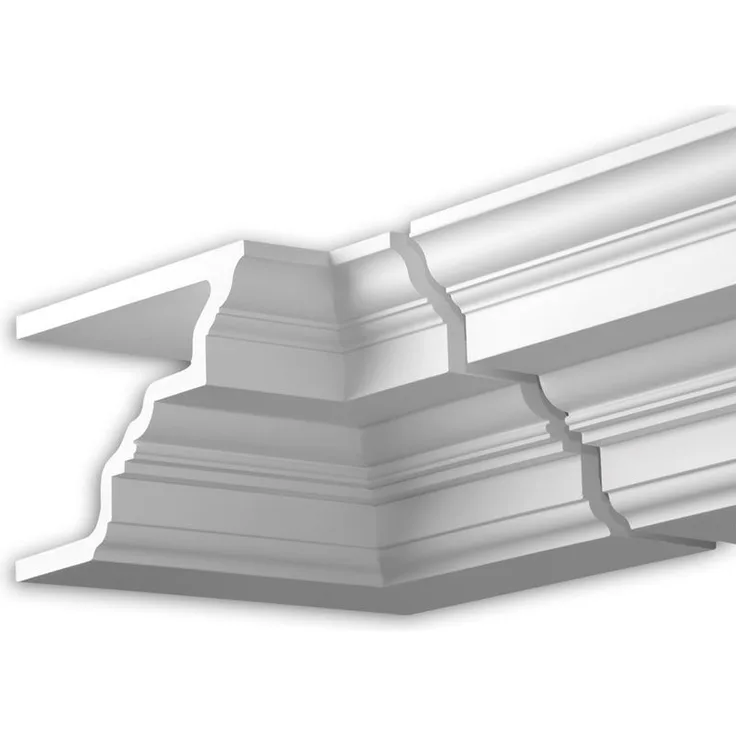Profhome Decor - Innenwinkel 431221 Außenstuck Eckelement Fassadenelement Neo-Klassizismus-Stil weiß
