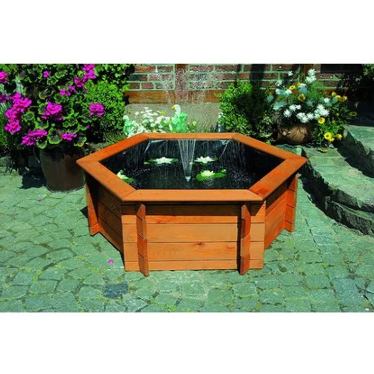 Promadino Sechseck Hochteich 125 cm