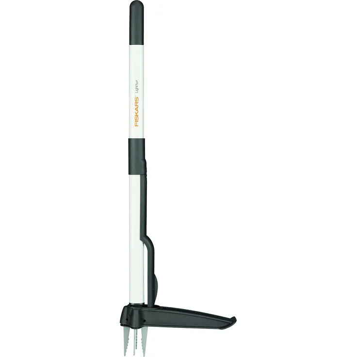 Fiskars Unkrautstecher, Länge: 90 cm, Rostfreie Stahl-Arme-Kunststoffgriff, braun-Weiß, Light, 1020127 – Bild 1