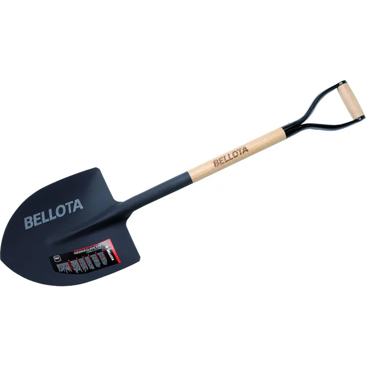 Bellota 5501-2 MA Schaufel mit spitz zulaufendem Schaufelblatt, 325x 265mm, D-Griff