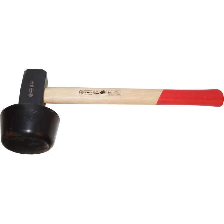 Connex Plattenverlegehammer 2400 g Holzstiel - Hammer - Schonhammer - Pflasterhammer - Werkzeug - COX622256 - Preisvergleich – Bild 1