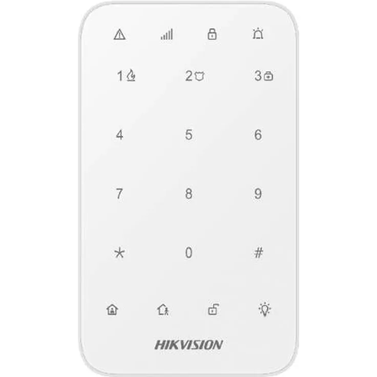 Hikvision AX Pro DS-PK1-E-WE Funk-Tastatur zur Alarmsteuerung