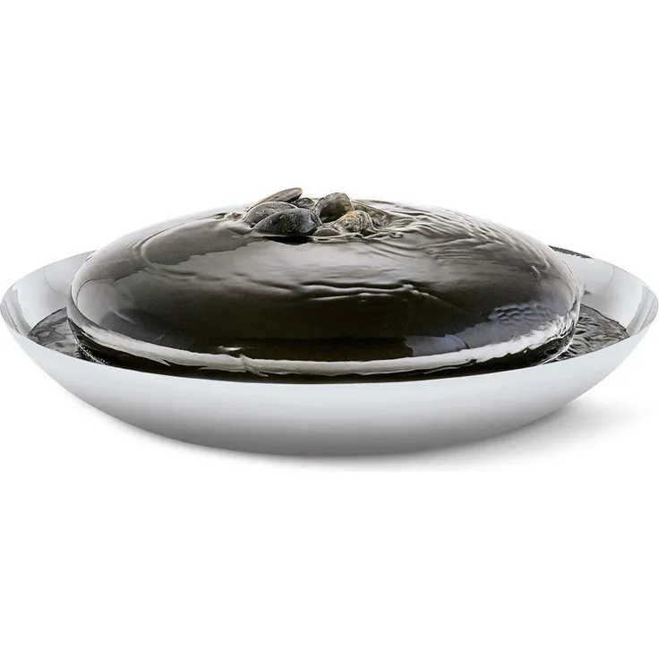 Philippi SPRING Zimmerbrunnen 38 cm Edelstahl/Aluminium Silber