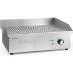 Grillmeile 3000R Elektrogrill 3000W Platte 54,5x35cm geriffelt Silber