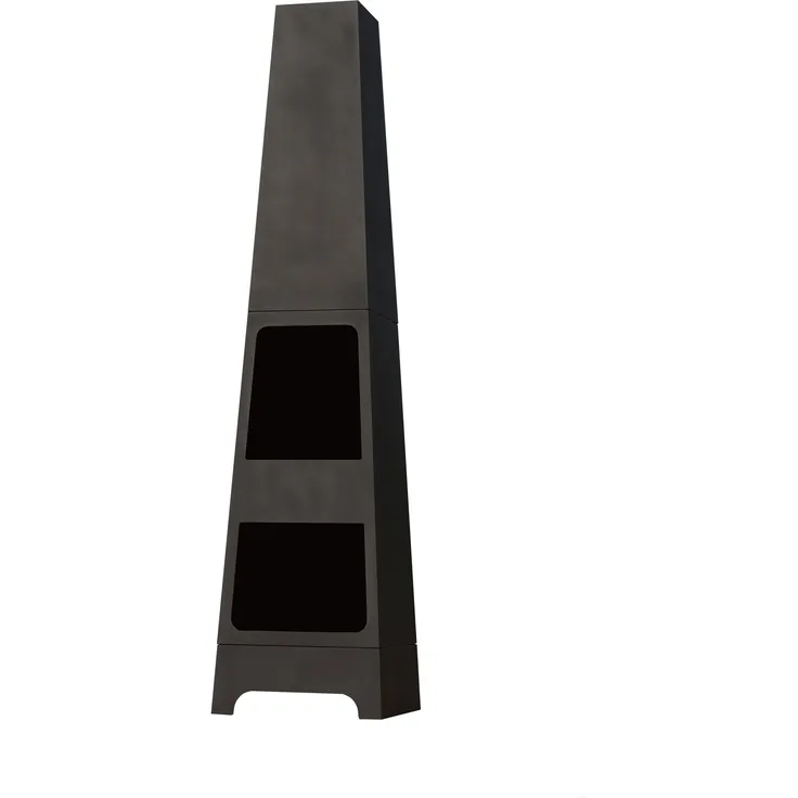 Buschbeck Feuerstelle, Stahlofen Malmö, schwarz, 36 x 36 x 150 cm, 90146.000