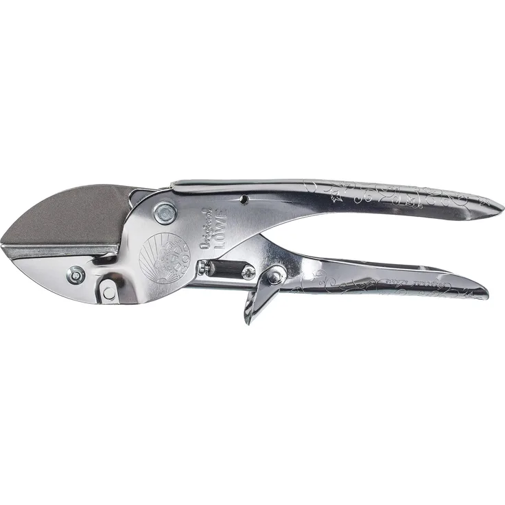 Original LÖWE 1 Profi Gartenschere Amboss Schere Jubiläums-Edition 1 102 aus Metall mit antihaftbeschichteter rostfreier Stahlklinge - scharfe und leichte Baumschere ideal für Holz Eiche Kirschbaum