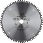wolfcraft 6549000 Kapp- und Gehrungssägeblatt ø 305 mm - feine, saubere Schnitte