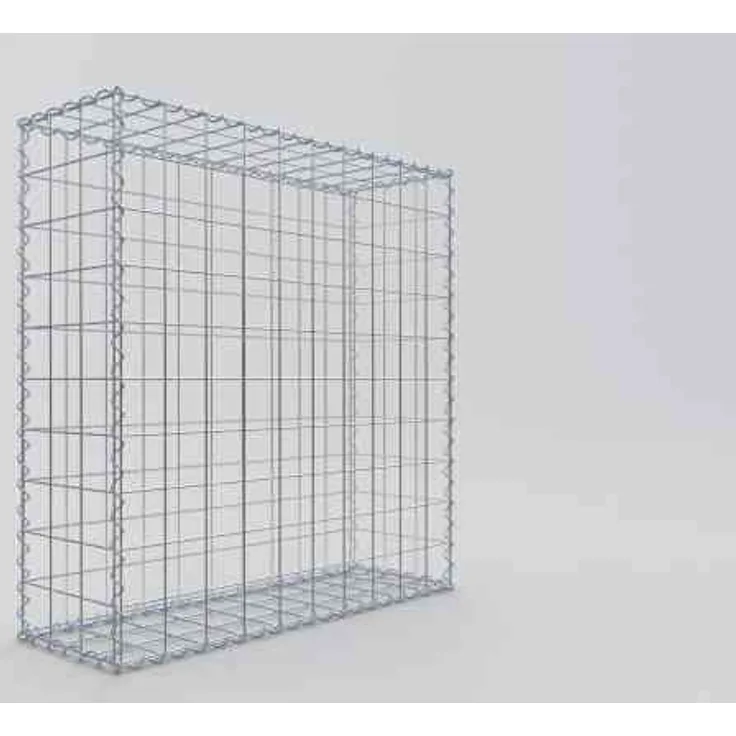 Gabiona Gabione 100 cm x 100 cm x 30 cm (L x H x T), Maschenweite 10 cm x 10 cm, Spirale