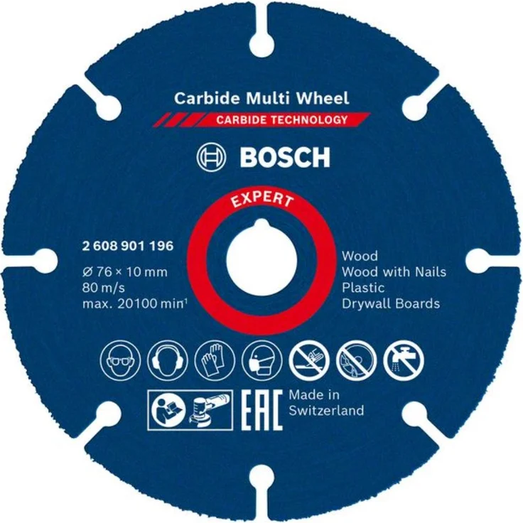 Expert Carbide Multi Wheel Trennscheibe, 76 mm, 10 mm – Bild 1