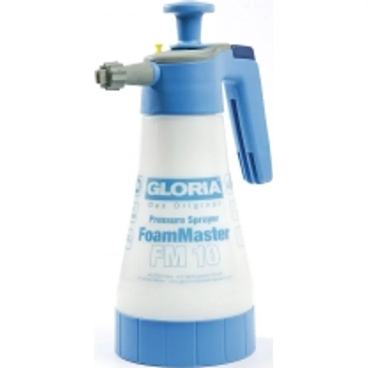 Gloria FoamMaster FM 10 | Schaumsprüher | 1 L Füllinhalt | Austauschbare Schaumpatronen | Drucksprüher zur Fahrzeugreinigung