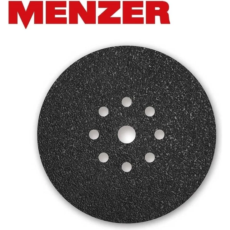 10 MENZER Klett-Schleifscheiben f. Trockenbauschleifer, Ø 225 mm - 9-Loch - K16 - Siliciumcarbid - Preisvergleich – Bild 1