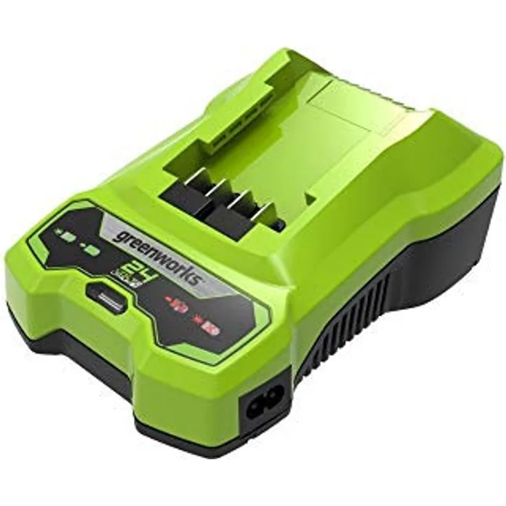Greenworks Tools Akku-Ladegerät G24C Li-Ion 24 V 48W Output passend für alle Akkus der 24 V Greenwor