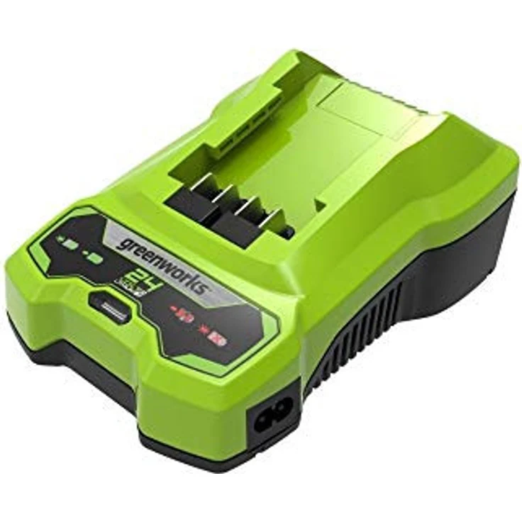 Greenworks Tools Akku-Ladegerät G24C Li-Ion 24 V 48W Output passend für alle Akkus der 24 V Greenwor